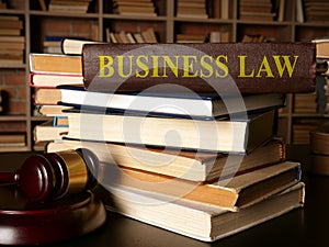 Business law on the stack of others ones.