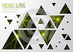 Business layout design vector.card geometric triangle abstract b