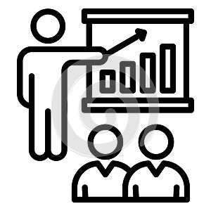 Business lecture Isolated Vector Icon which can easily modify or edit