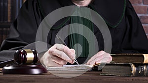 Business or legal agreement signed in the presence of a lawer