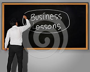 Business Lessons Concept