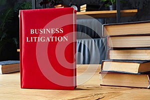 Business litigation rules in the office.