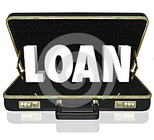 Business Loan 3d Word Briefcase Borrow Start Up Funding