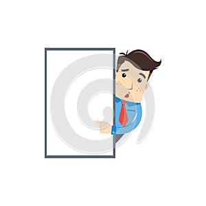 Business man appoint to whiteboard