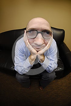 Business Man Big Head