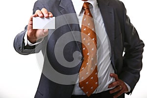 Business man card