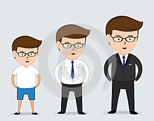 Business man cartoon