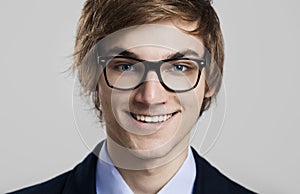 Business man with glasses