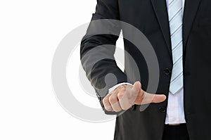 Business Man Hand Pointing