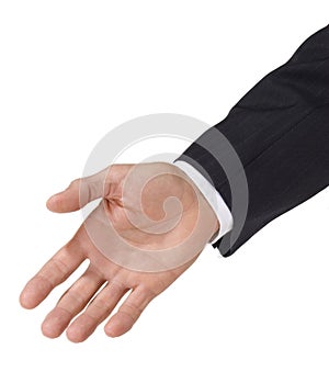 Business Man Hand Reaching