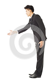 business man with handshaking