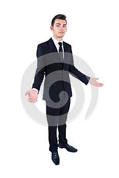 Business man isolated