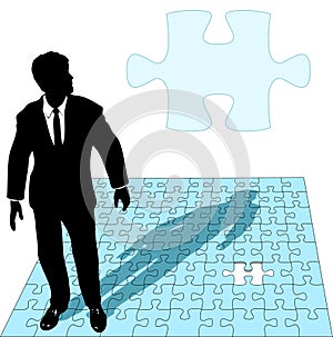 Business Man Jigsaw Puzzle Solution