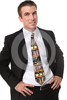 Business Man Lawyer with Legal Tie