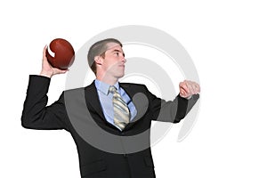 Business Man Making a Pass