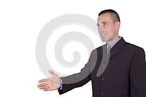 Business man Ready to Shake Hands