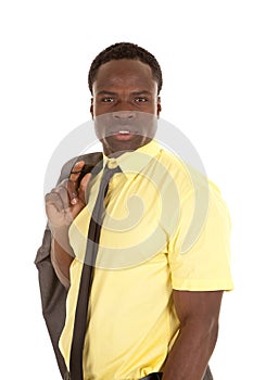 Business man serious expression