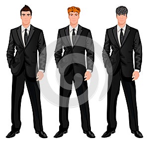 Business man set