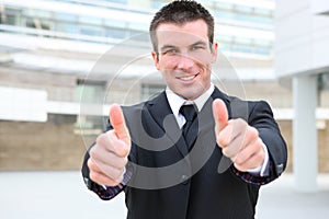 Business Man Signaling img