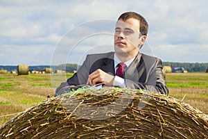 A business man in a suit