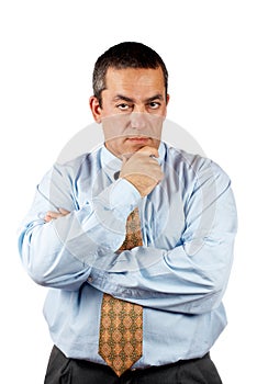 Business man thinking