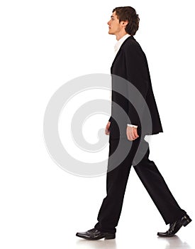 Business man walking