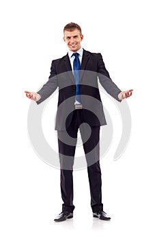 Business man welcoming
