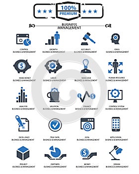 Business Management icons