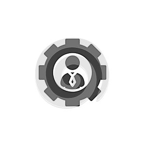 Business manager vector icon