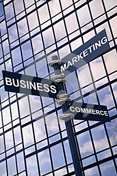 Business Marketing Commerce sign