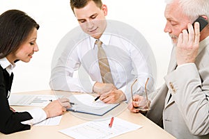 Business meeting photo