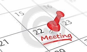 Business Meeting Calendar Reminder
