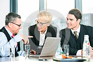Business - meeting in office, people working with document