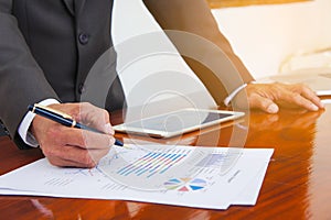 Business meetings, documents, sales analysis, Analysis Results