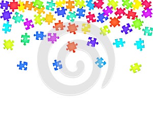 Business mind-breaker jigsaw puzzle rainbow