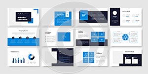 Business minimal slides presentation template