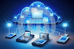 Business mobile print access cloud technology