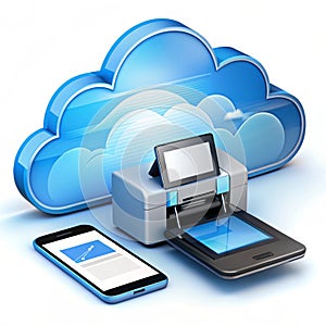Business mobile print access cloud technology