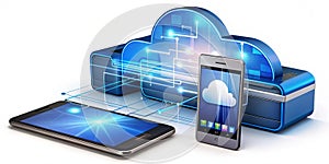 Business mobile print access cloud technology photo
