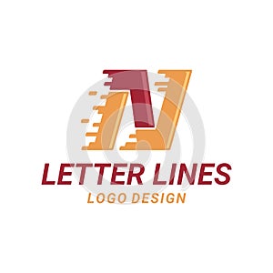 Business Name Letter N Logo Template