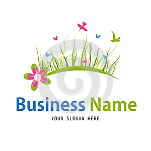 Business nature icon design