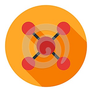 Business Networking Flat Icon Modern Style