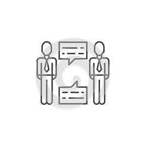 Business, networking icon. Element of teamwork icon. Thin line icon for website design and development, app development. Premium