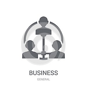 business networking icon. Trendy business networking logo concept on white background from General collection