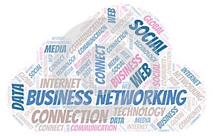 Business Networking word cloud