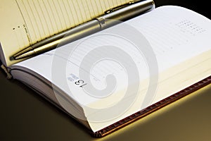 Business notebook for records