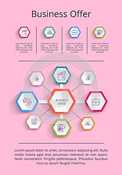 Business Offer Analysis Vector Illustration