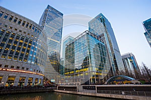 Business office building in London, England, UK