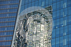 Business Office Buildings Reflecting
