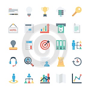 Business and Office Colored Vector Icons 3